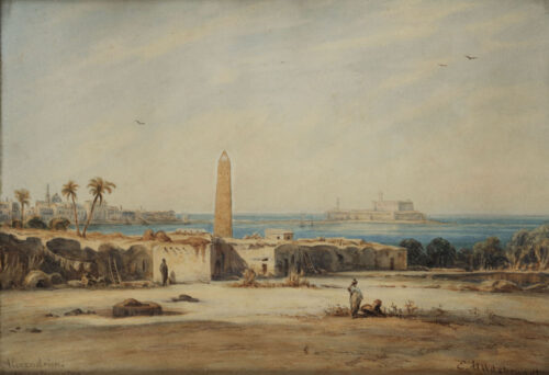 Eduard Hildebrandt - Cleopatra’s needle/obelisk Eduard Hildebrandt - Cleopatra’s needle/obelisk