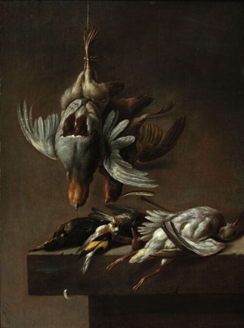 Jan Vonck - Stilleven met patrijzen en andere vogels Jan Vonck - Stilleven met patrijzen en andere vogels