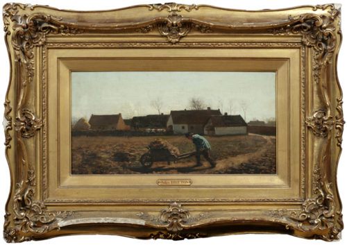 Jules Breton - La Brouette (the wheelbarrow) Jules Breton - La Brouette (the wheelbarrow)