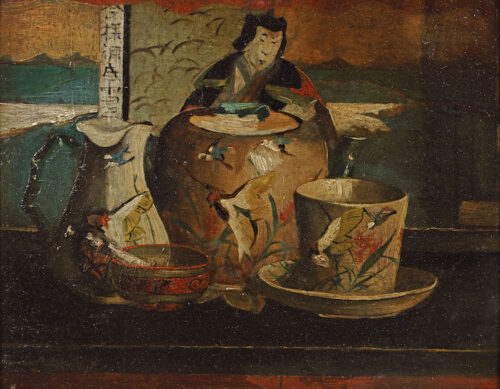 Lizzy Ansingh - A stillife with Japanese objects Lizzy Ansingh - A stillife with Japanese objects