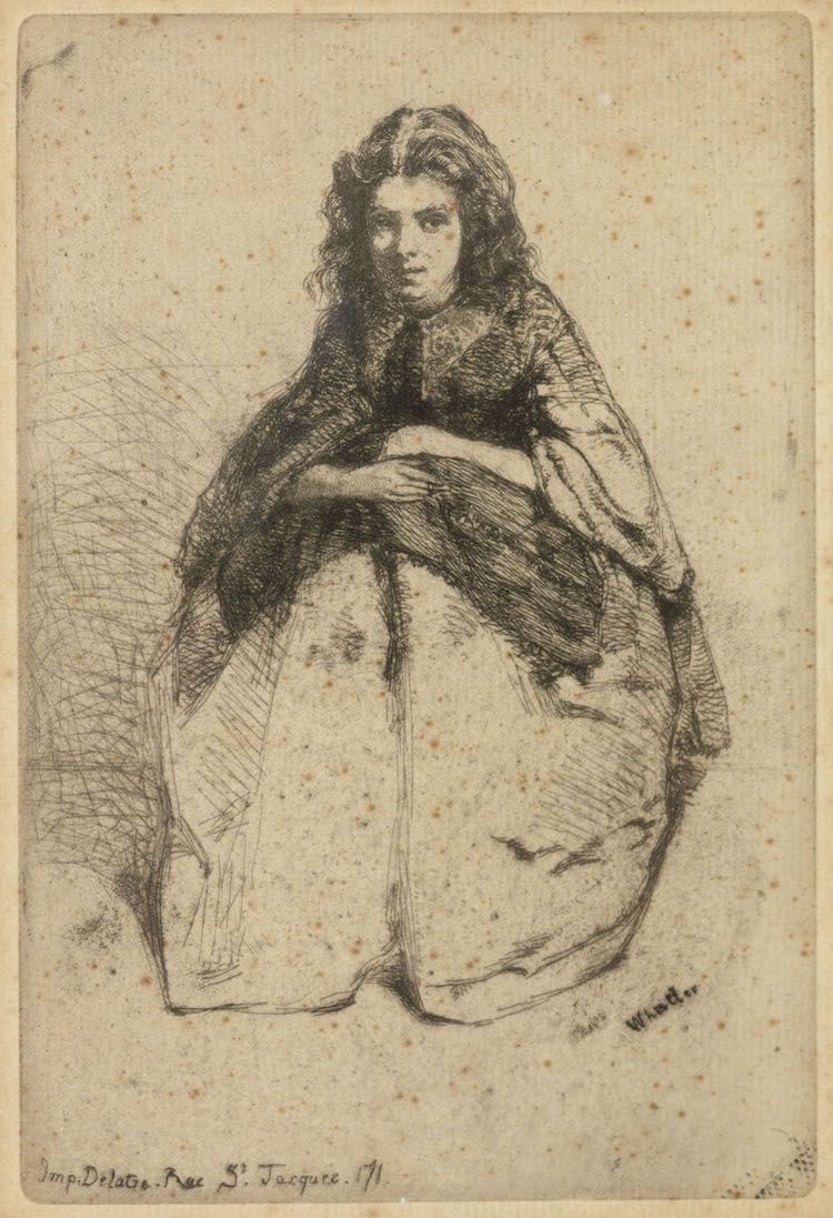 James Abbott McNeill Whistler - Fumette-portrait of Heloise