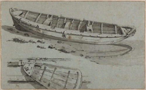 Gerrit Hulseboom - Rowing boat and a lee board Gerrit Hulseboom - Rowing boat and a lee board