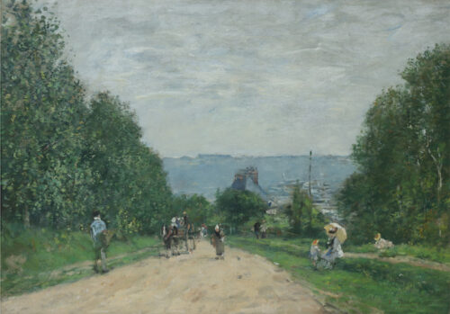 Eugene Boudin-Chemin des Boeufs Eugene Boudin-Chemin des Boeufs