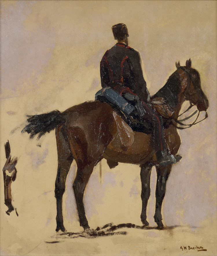 George Hendrik Breitner - Hussar on horseback