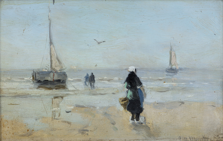 Gerhard Arij Ludwig ‘Morgenstjerne’ Munthe - Fisherwomen on a beach