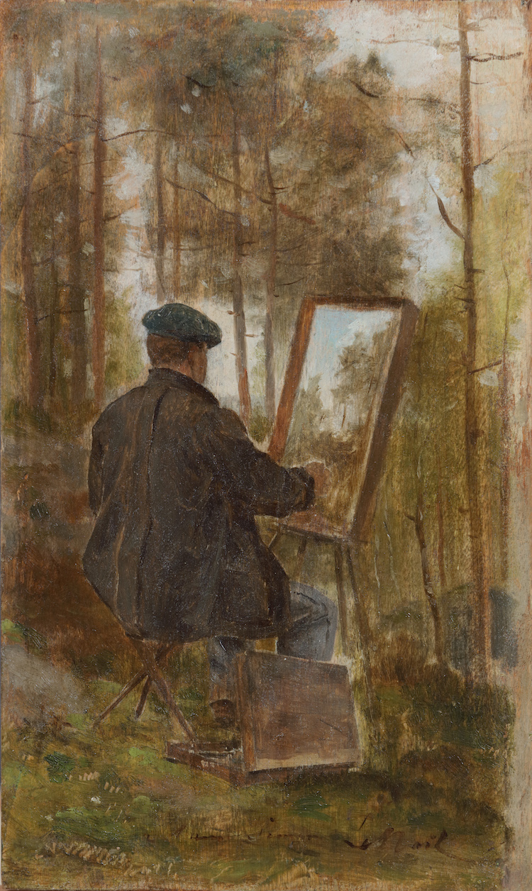 Marie-Joseph-Ernest Le Nail - Portrait of Ernest Simon painting
