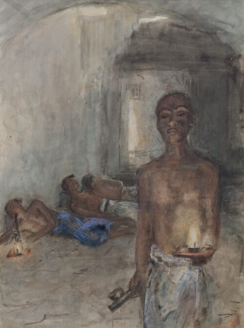Marius Bauer-Opium-smokers, Saigon Marius Bauer-Opium-smokers, Saigon