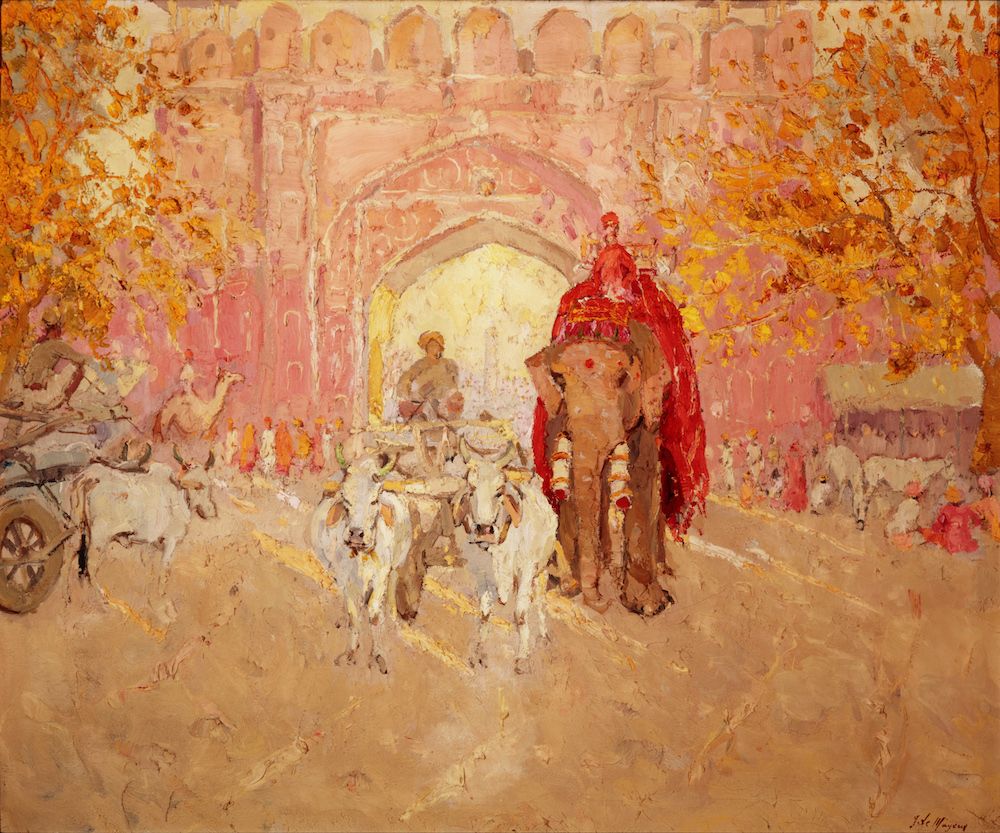 Adrien-Jean le Mayeur de Merpres-Porte Rose, Jaipur, India