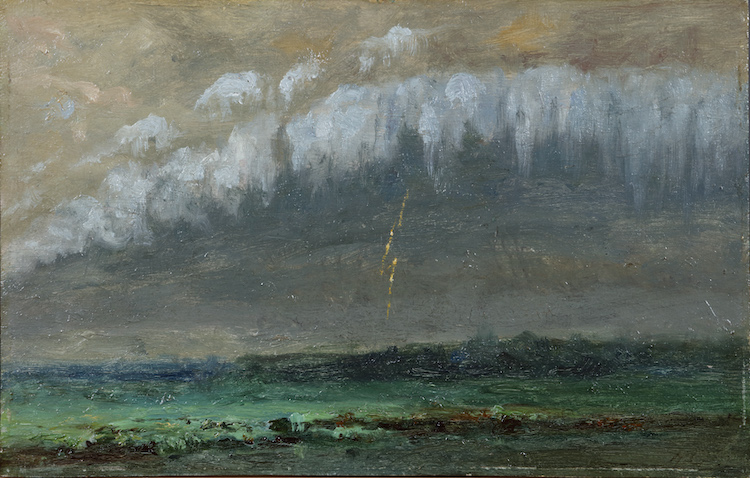 European School-Rain clouds and Lightning