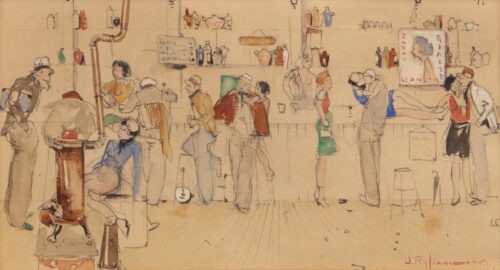 Jan Rijlaarsdam-Activities in a bar Jan Rijlaarsdam-Activities in a bar