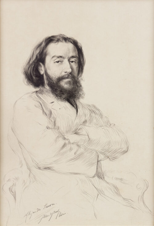 Auguste Baud-Bovy-Portrait of the Spanish writer Antonio Sawa