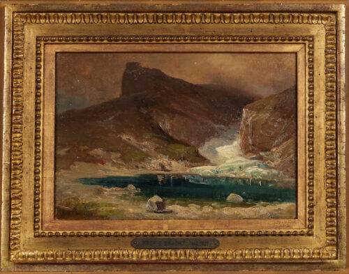 Eugen Bracht-A Glacier Eugen Bracht-A Glacier