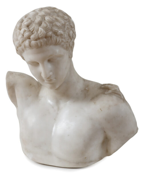 After Praxiteles, late 19th century Hermes and the Infant Dionysos