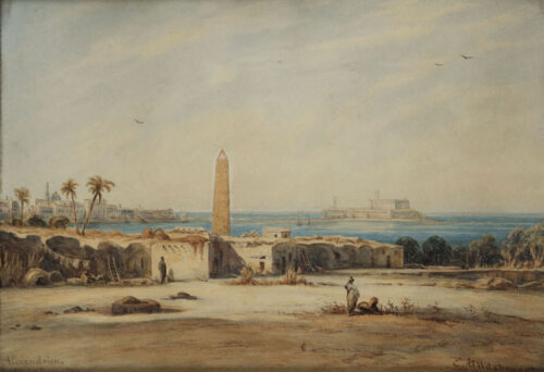 Eduard Hildebrandt-Cleopatra’s needle, Alexandria, Egypt Eduard Hildebrandt-Cleopatra’s needle, Alexandria, Egypt