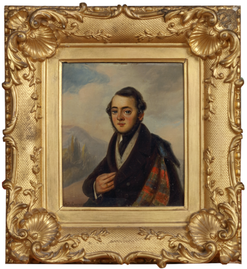 Nicolaas Johannes Roosenboom-Portrait of a young Scottish gentleman