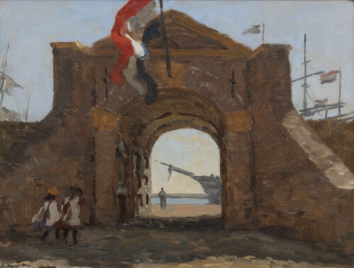 Willem Bastiaan Tholen-The Grote Waterpoort, Delfzijl Willem Bastiaan Tholen-The Grote Waterpoort, Delfzijl