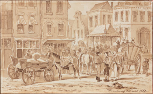 Pieter van Loon-Street view of Utrecht Pieter van Loon-Street view of Utrecht