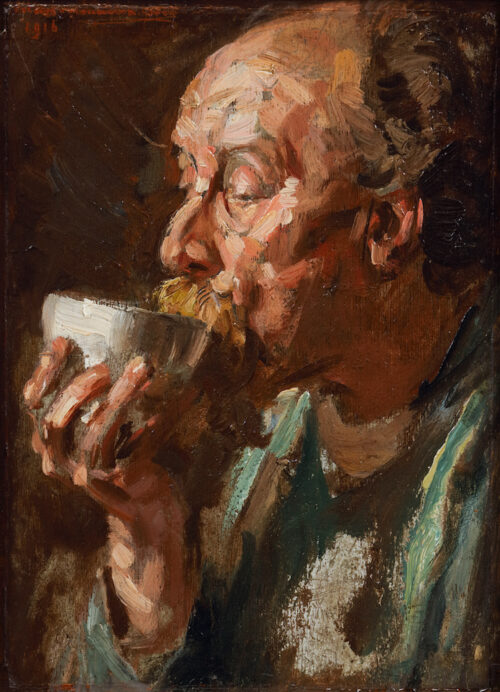 Willem van Nieuwenhoven-Portrait of a bearded man