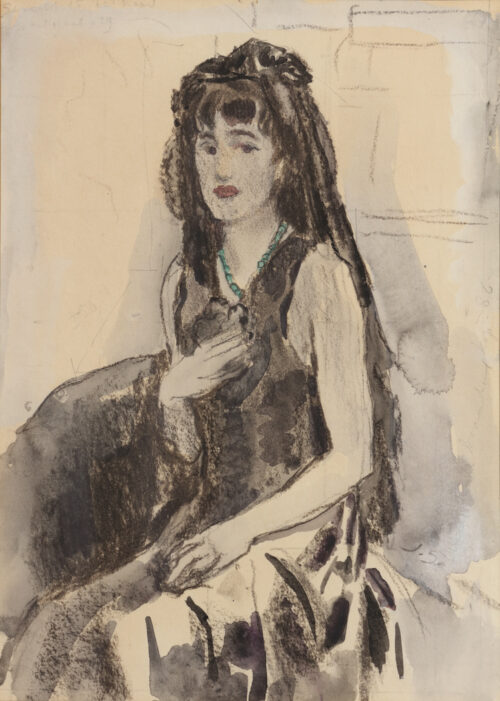 Jan Sluijters-Portrait Mrs E. Kuyper-Sluijters