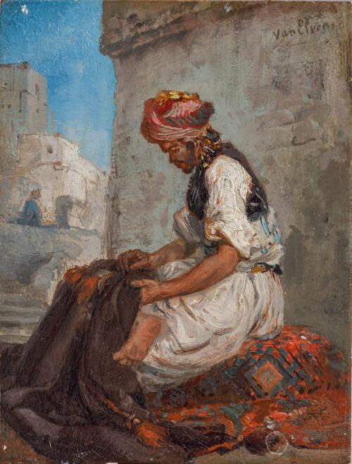 Petrus Henricus Theodorus Tetar van Elven-The Carpet mender Petrus Henricus Theodorus Tetar van Elven-The Carpet mender