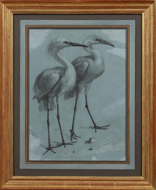 Ernest Quost-Great Blue Herons