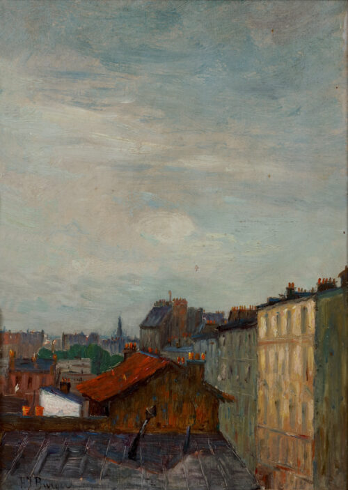 Hein Burgers-Ciel de Paris-View from the Artist’s Workshop in Paris Hein Burgers-Ciel de Paris-View from the Artist’s Workshop in Paris