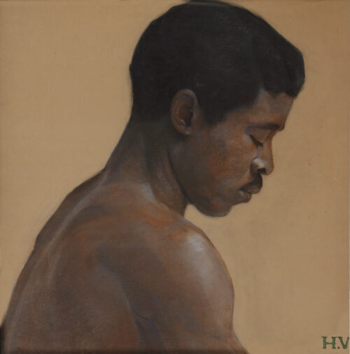 Henriette Vaillant-Portrait of a Man Henriette Vaillant-Portrait of a Man