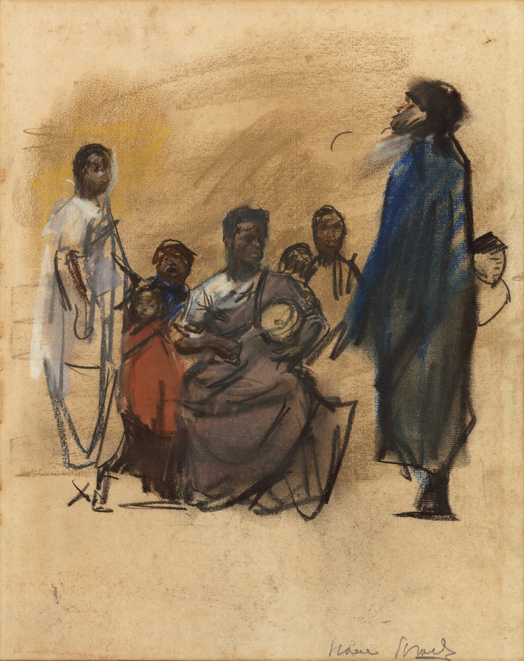 Isaac Israels-Ashanti dancers, Ghana