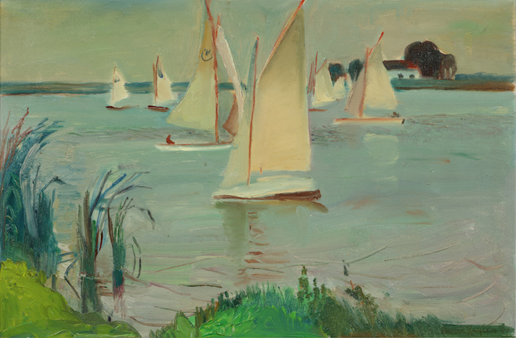 Harry Kuijten - Sailingboats on the Bergse Plas, Rotterdam