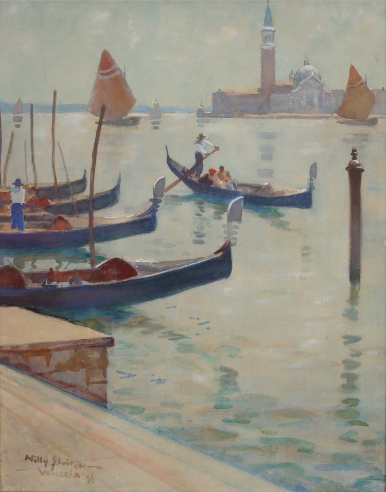 Willy Sluiter-Venice with the San Giorgio Maggiore