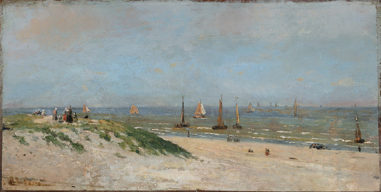 Willem Antonie van Deventer - A sunny North Sea beach