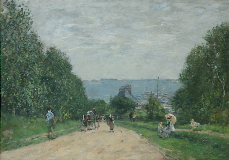 Eugene Boudin-Chemin des Boeufs