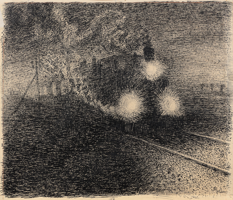 Dirk Nijland - The Steamtrain, Rhoon