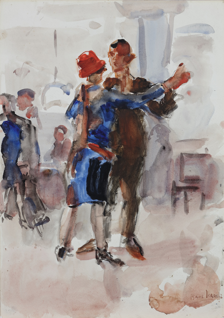 Isaac Israëls - Dance Hall, a couple swinging