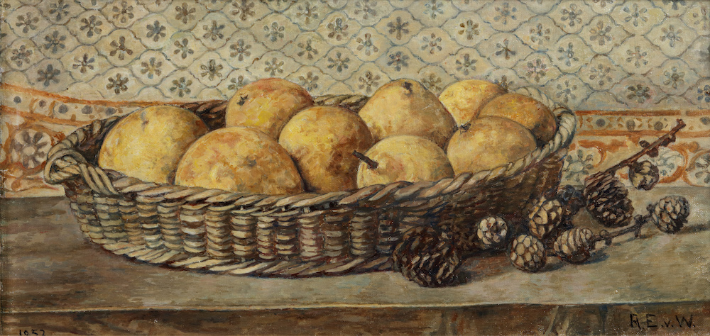 Anna Egter van Wissekerke-Quinces and pinecones