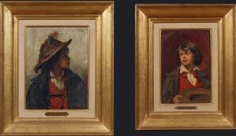 Leon Herbo - Young Neapolitan-A boy with a hat