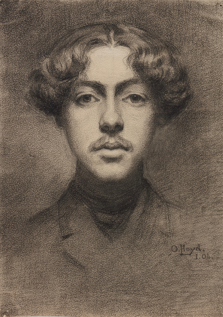 Otho Holland Lloyd-Self-portrait of the artist as a young man