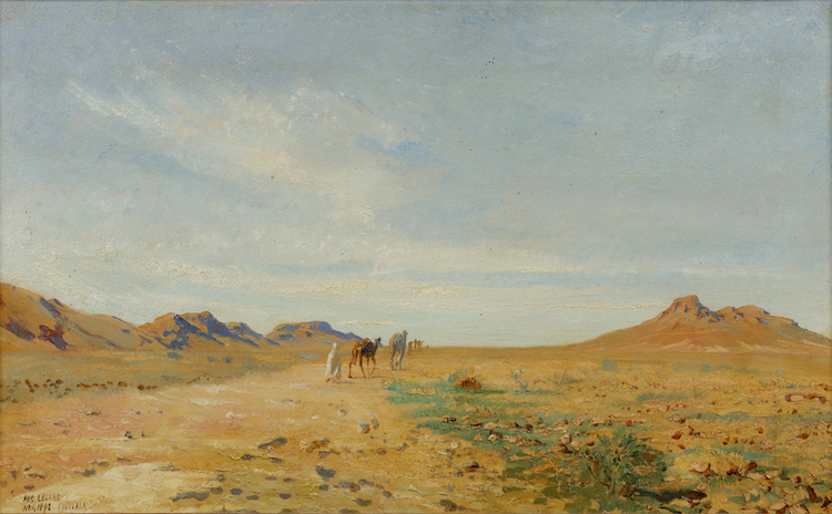 August Le Gras-The desert of Chellala-Algeria