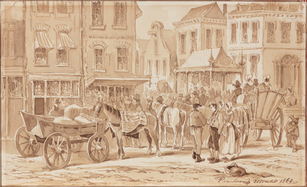 Pieter van Loon-Street view of Utrecht