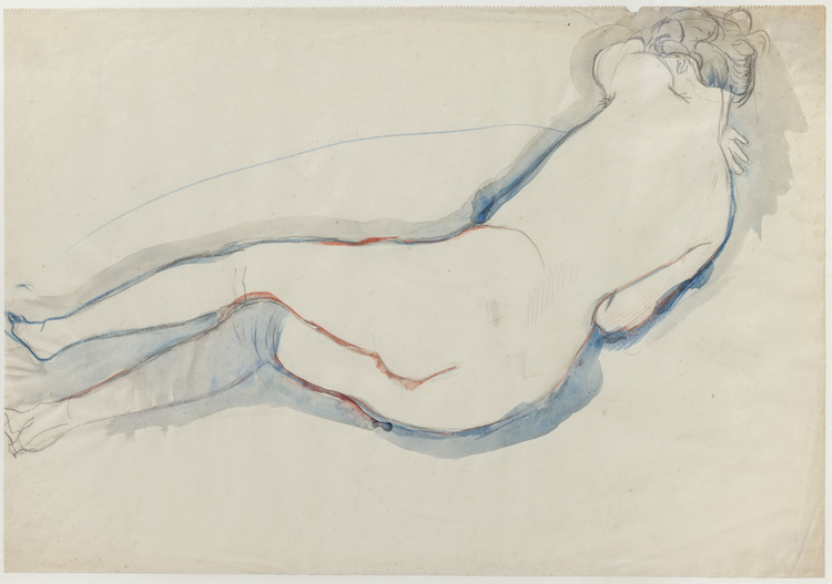 Jan Sluijters-Reclining nude