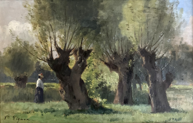 Victor Alfred Paul Vignon-Sous les saules-Under the willows
