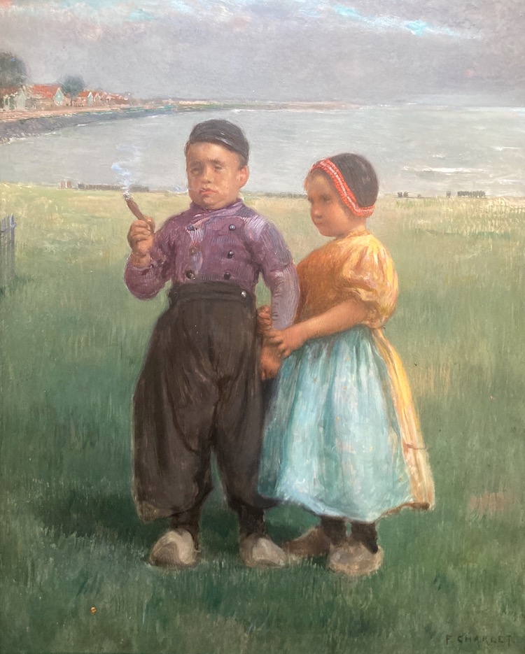 Frantz Charlet-In love with a little smoker, Volendam