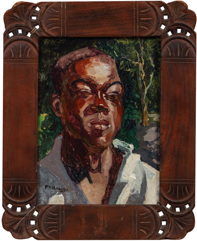 Frans Simon Baljon - Portrait of a young man