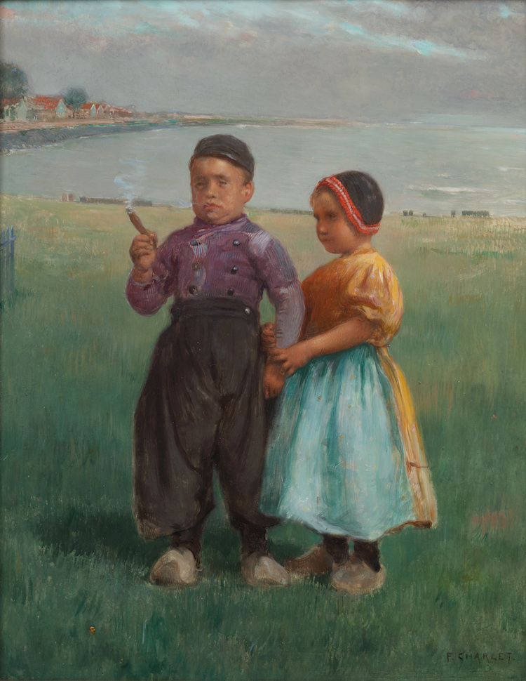 Frantz Charlet-In love with a little smoker Volendam