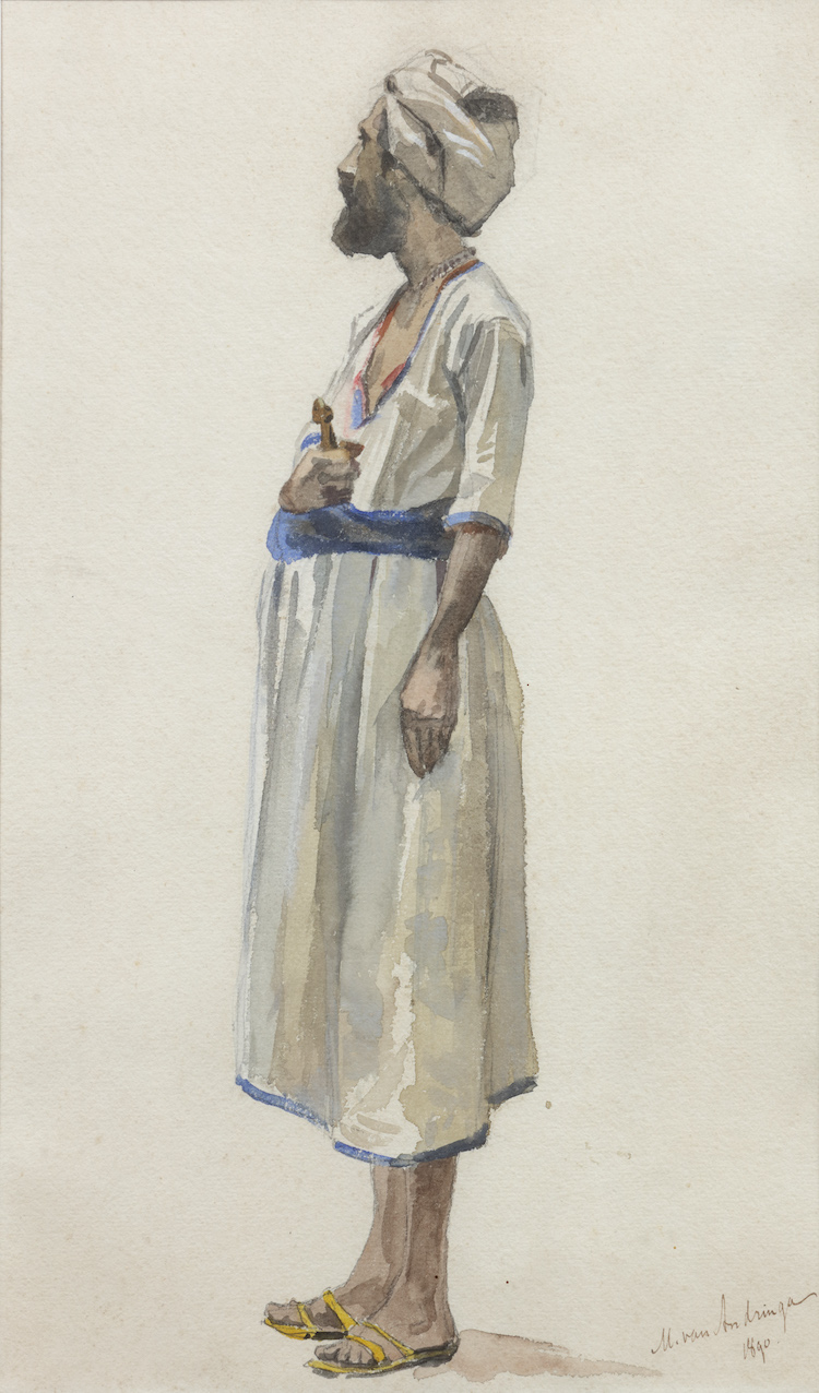 Martinus van Andringa-An Arab man standing