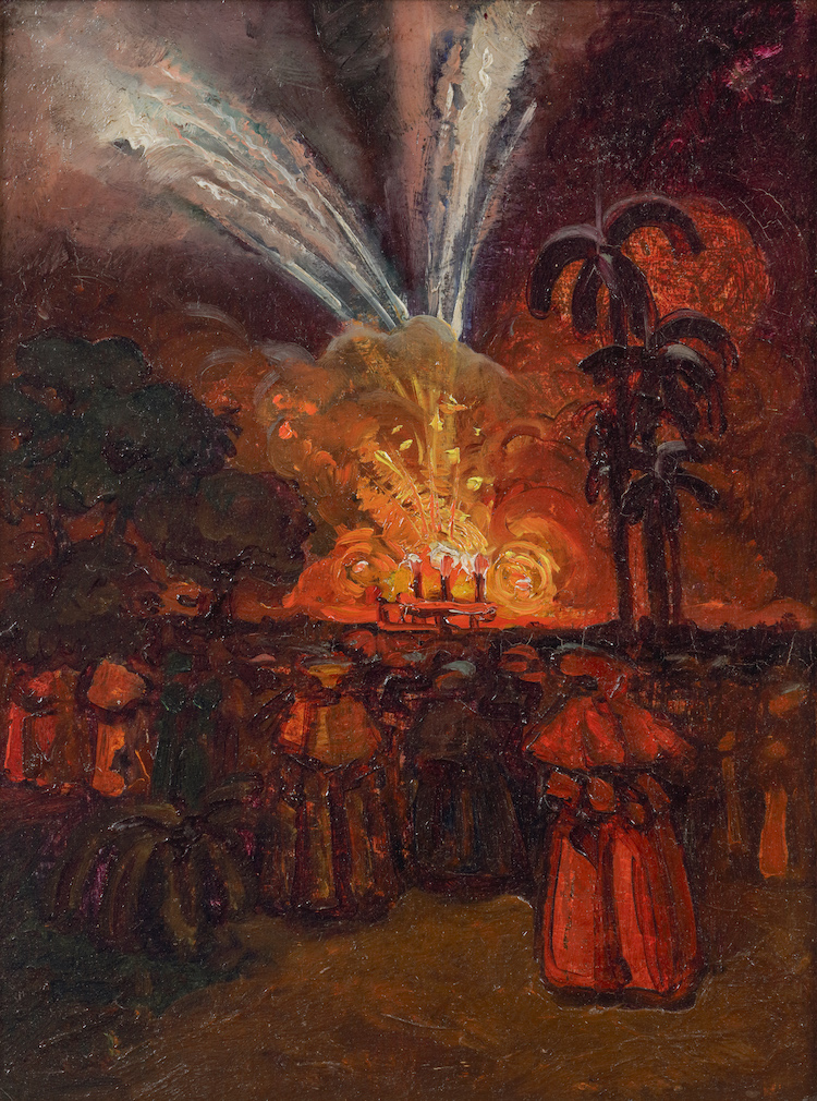 Frans Simon Baljon-Fireworks, A Surinam feast