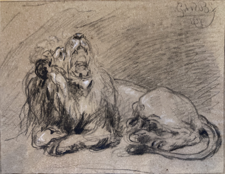 Guillaume Anne van der Brugghen-Roaring Lion