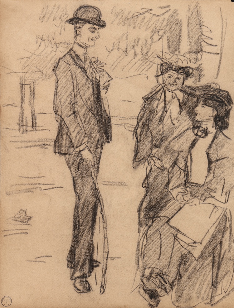 Isaac Israels-An elegant encounter