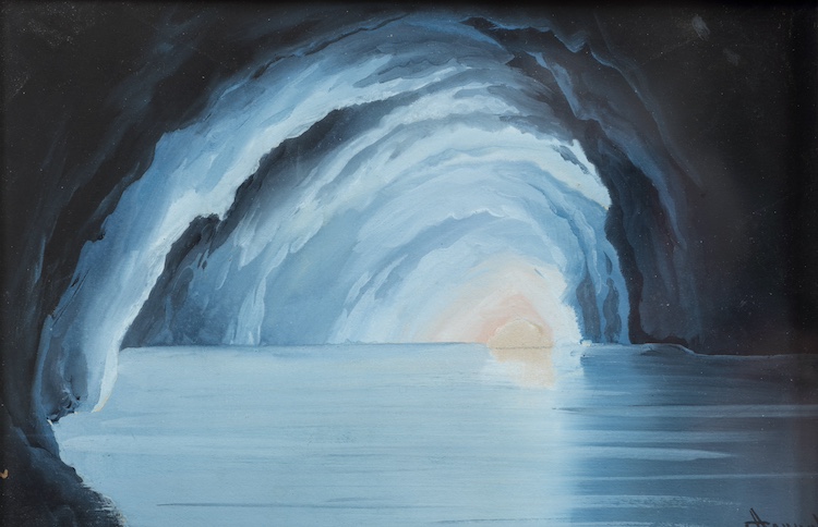 Antonio Coppola-The Blue Cave Capri Italy