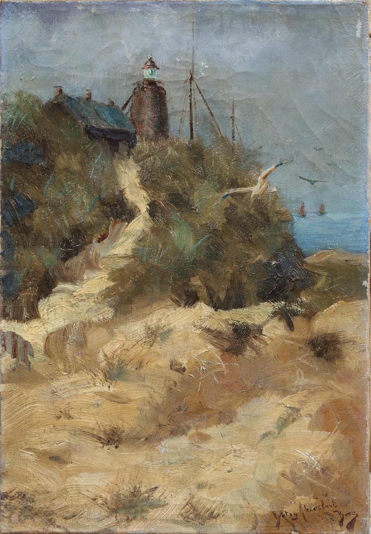 Betzy Akersloot-Berg-The Old Lighthouse, Vlieland